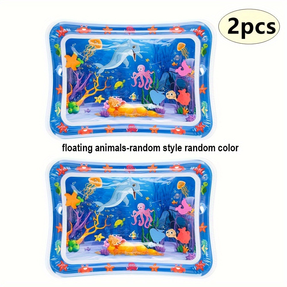 Tapis de Jeu Aquatique Coloré pour Jeunes - Centre d'Activités en PVC avec Créatures Marines Vibrantes, Idéal pour les Jeunes, Cadeau de Jouet de Développement Parfait pour Garçons et Filles