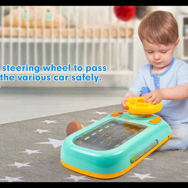 jeu de voiture de course simulé avec son, âge de 3 ans et plus