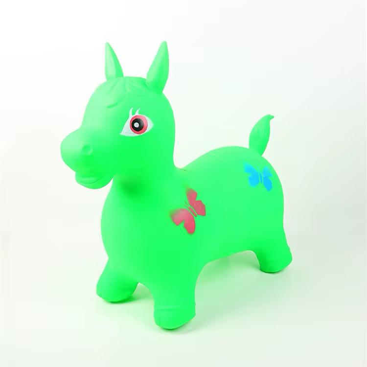 Cheval  pour Enfants - PVC Épais, Non-Toxique, Jouet de Rebond et d'Équilibre , Sécuritaire pour les Petits, Jouet Ludique |  | Jouet Dur