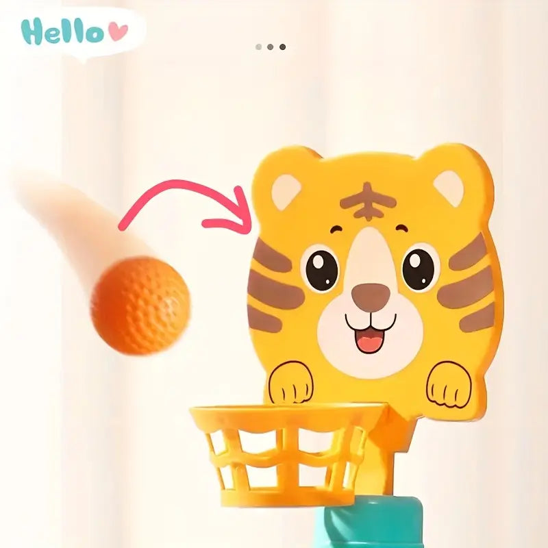 Jouets Tir à la Tirette Tigre Amusants, Jouets de Piste de Glisse, Jeu de Boule Roulante, Tir à Main pour Jeunes, Exercice des Mouvements Manuels, Cadeau Adoré par Garçons et Filles,