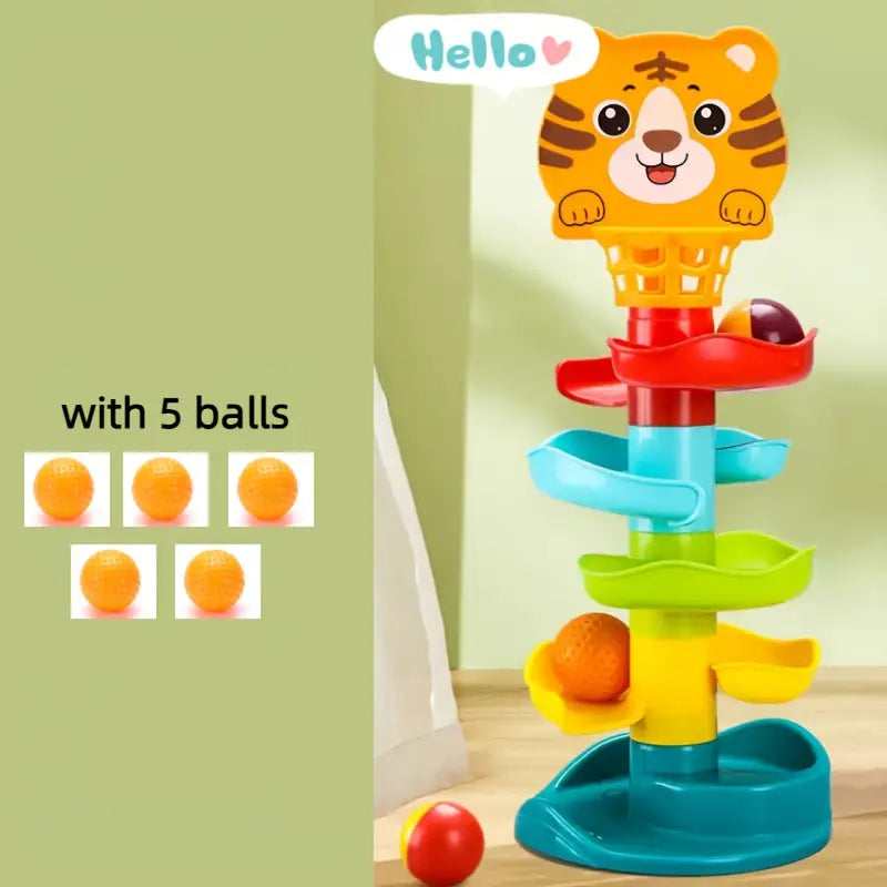 Jouets Tir à la Tirette Tigre Amusants, Jouets de Piste de Glisse, Jeu de Boule Roulante, Tir à Main pour Jeunes, Exercice des Mouvements Manuels, Cadeau Adoré par Garçons et Filles,