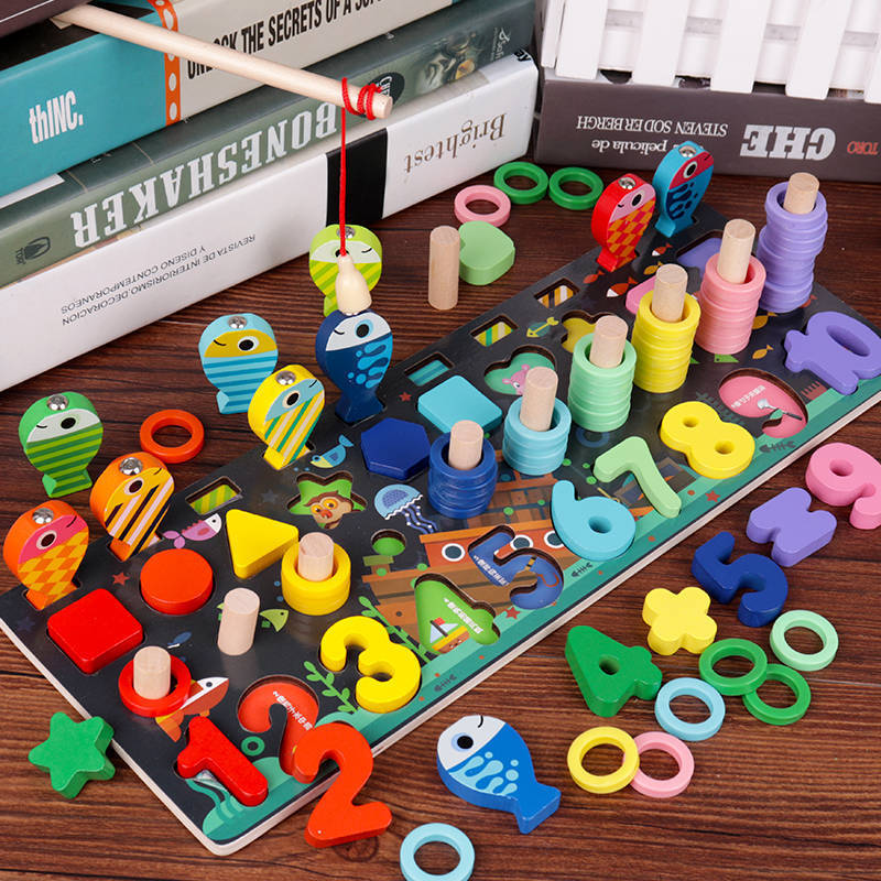Puzzle éducatif en bois pour enfants