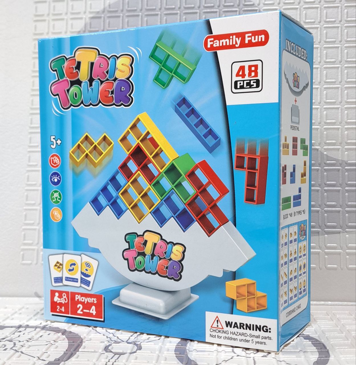 TetraTower™ - Jeu de Stratégie et de reflexion l'Art de la Tour Équilibrée -48 pcs