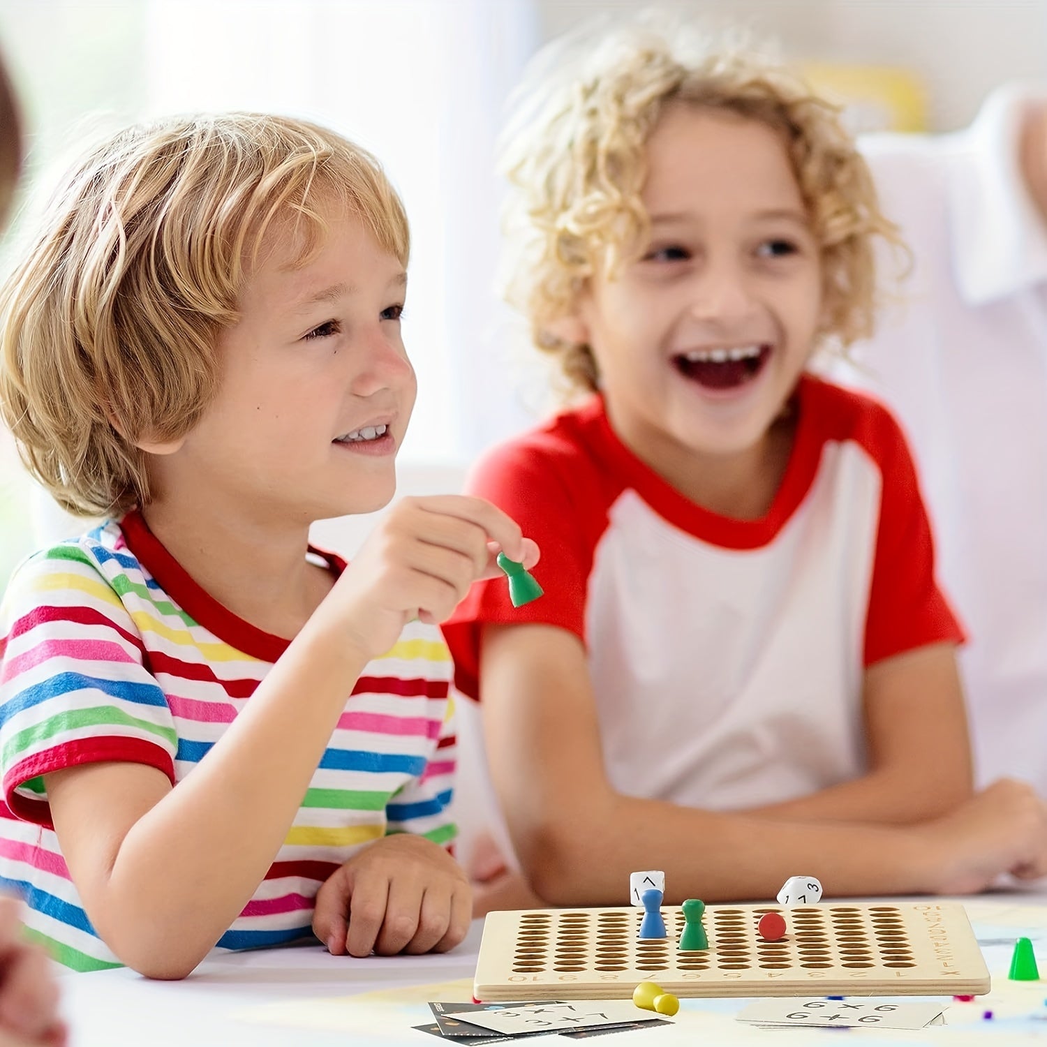 société éducatif en bois pour apprendre les multiplications, jouet de comptage éducatif, tableau d'apprentissage interactif des multiplications, adapté aux enfants de 3 à 6 ans, pour cadeaux