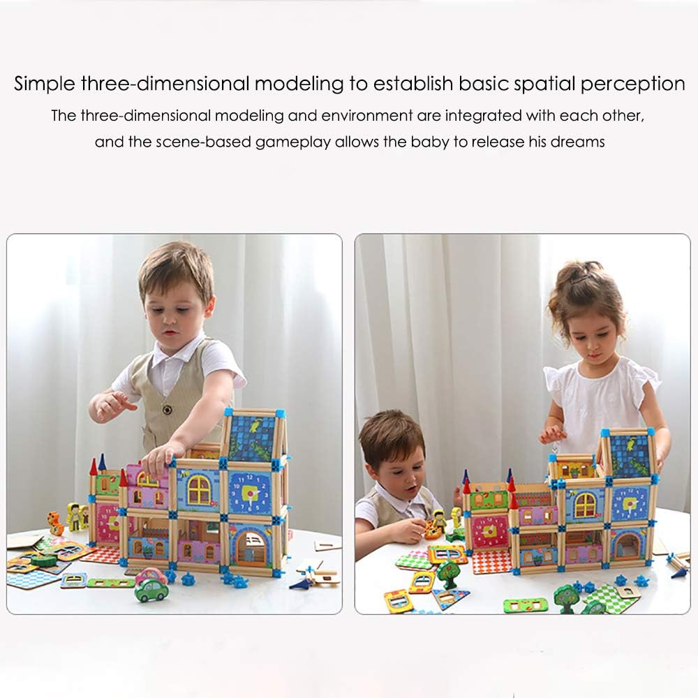 🎓268 PCS Jeu éducatif 3D pour enfants – Maison à construire en blocs 3D ! 🏠