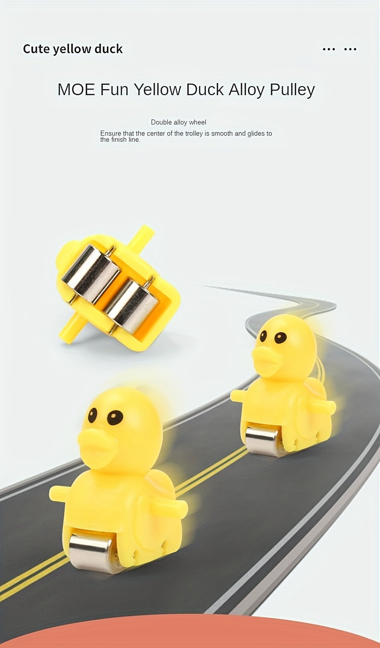Jouets de 3 Canetons Grimpant les Escaliers, Jouets de Canetons Jaunes à Glissière Électrique, Jouets pour Garçons et Filles, Cadeaux de Fêtes, Jouets Lumineux et Musicaux, Cadeaux de Pâques, Halloween et Noël pour l'Hiver