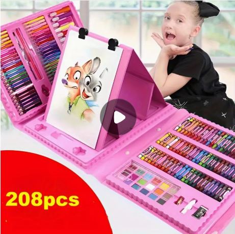 Kit d'art de dessin pour Les enfants 208 pcs