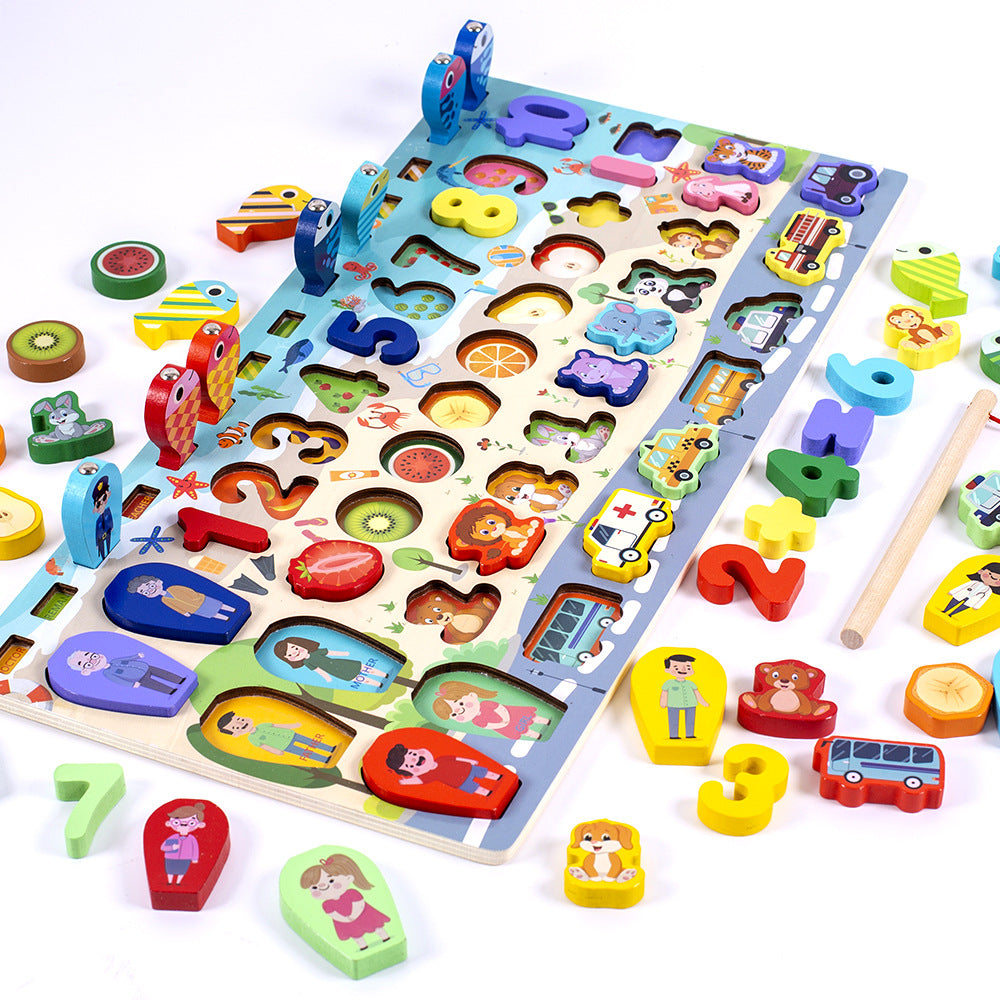 🧠 Planche logarithmique 6-en-1 – Jouet éducatif fascinant !