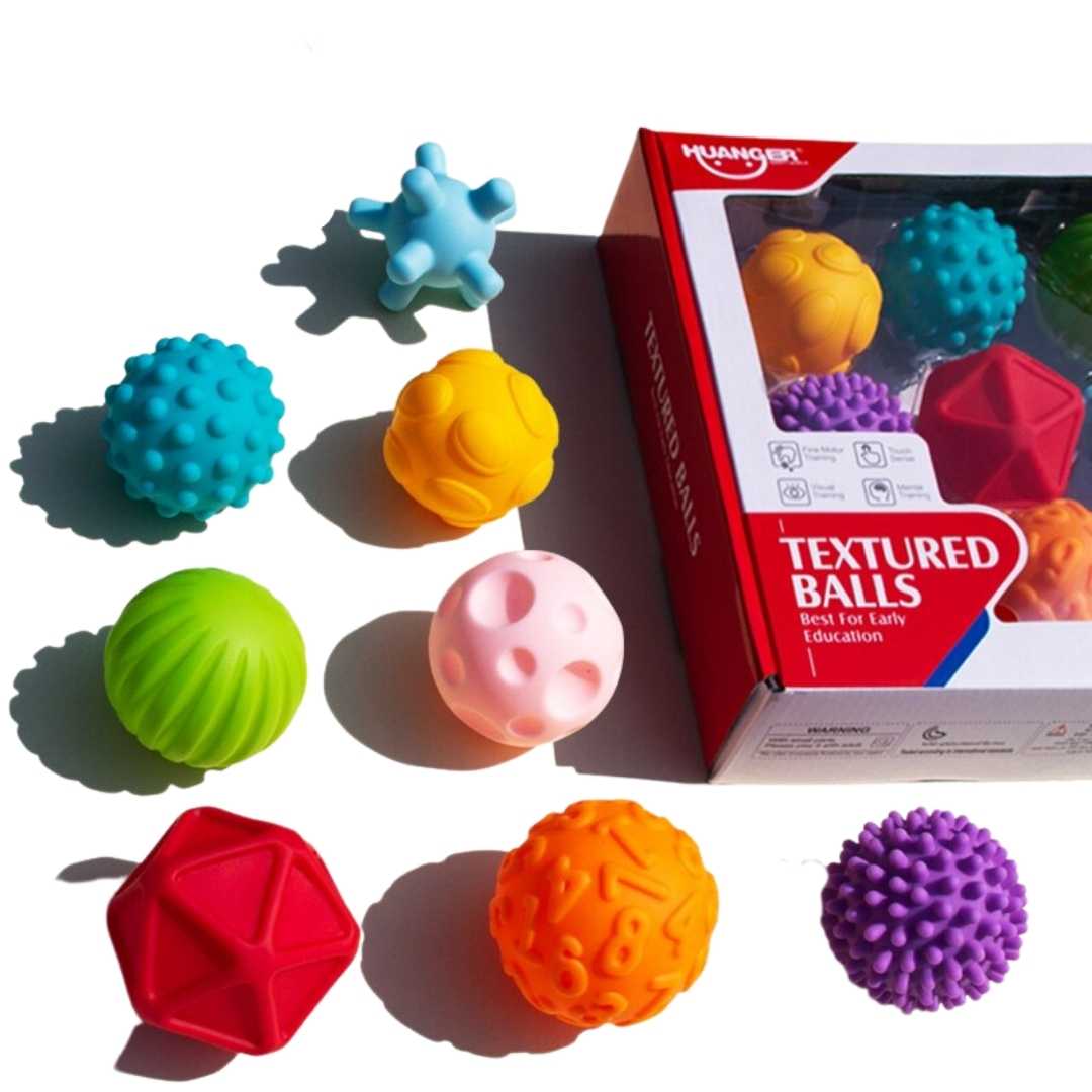 10 Baby Textured Balls