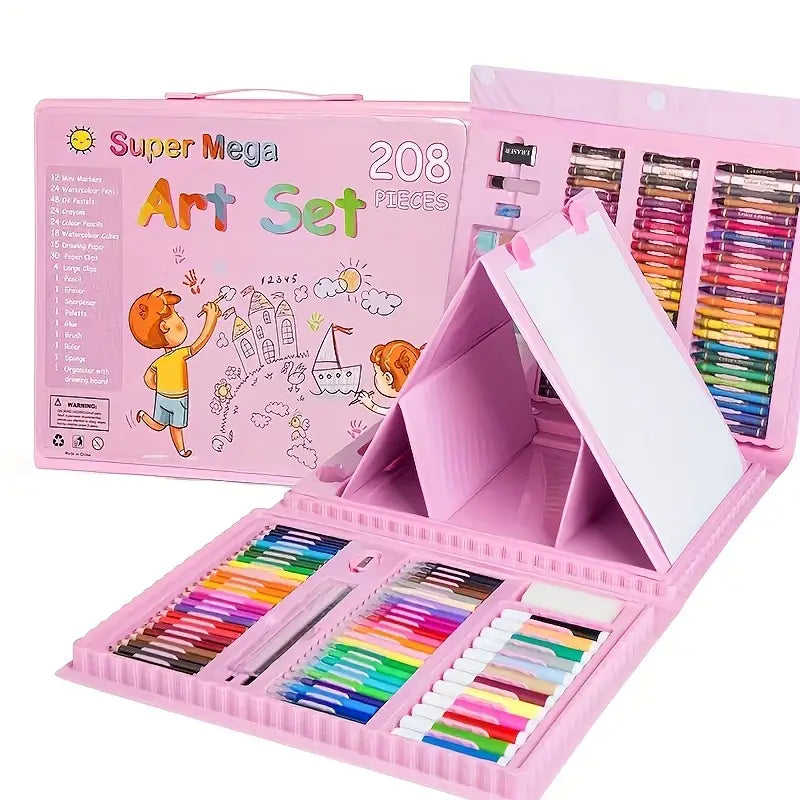 Kit d'art de dessin pour Les enfants 208 pcs
