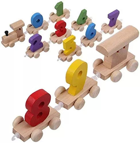 🚂 🚂 Train  en Bois   | Jouet Éducatif et Sécurisé pour Enfants | Cadeau Idéal 🎁